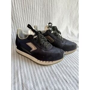 SAS San Antonio Shoemakers Navy Black Suede Mesh Sneakers Womens 8 M